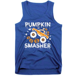 Pumpkin Smasher Monster Truck Halloween Gift Tank Top