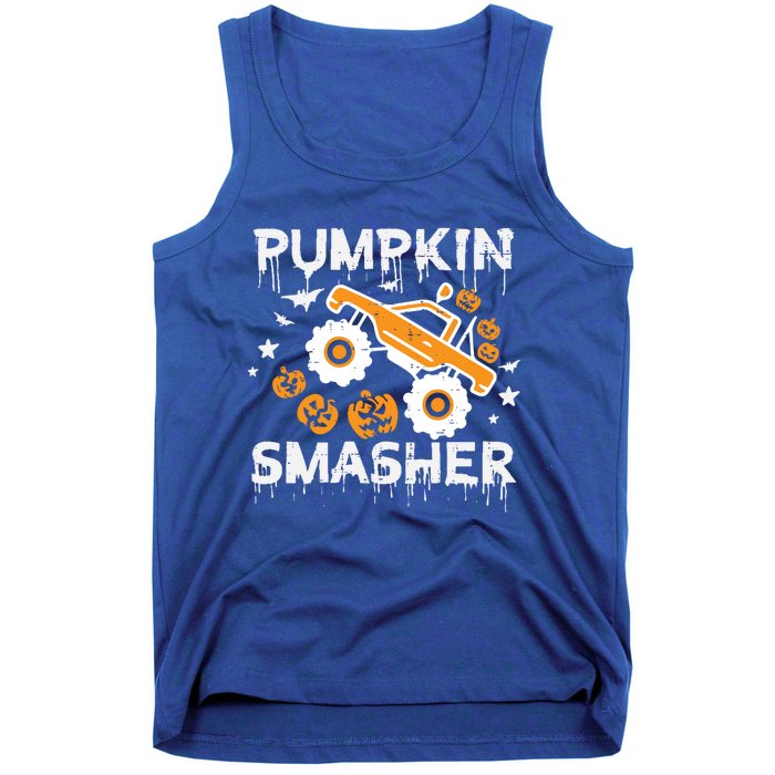 Pumpkin Smasher Monster Truck Halloween Gift Tank Top