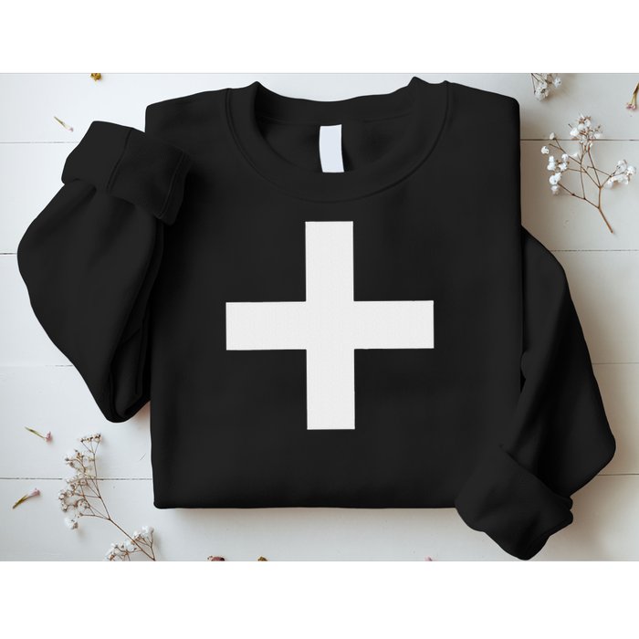 Plus Sign + Matching Alphabet, Numbers, And Symbols Math Sweatshirt