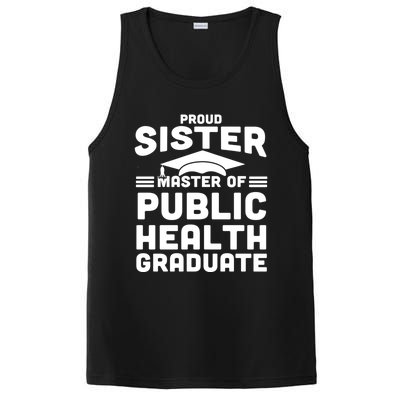 Proud Sister Master Of Public Health Senior Mph Grad Gift PosiCharge Competitor Tank