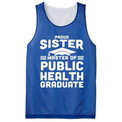 Proud Sister Master Of Public Health Senior Mph Grad Gift Mesh Reversible Basketball Jersey Tank