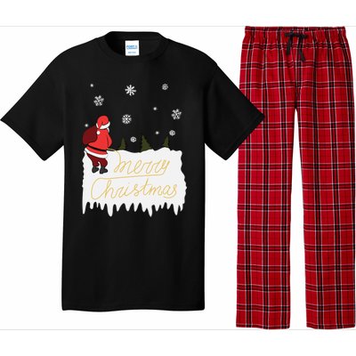 Peeing Santa Merry Christmas Ugly Christmas Xmas Great Gift Pajama Set