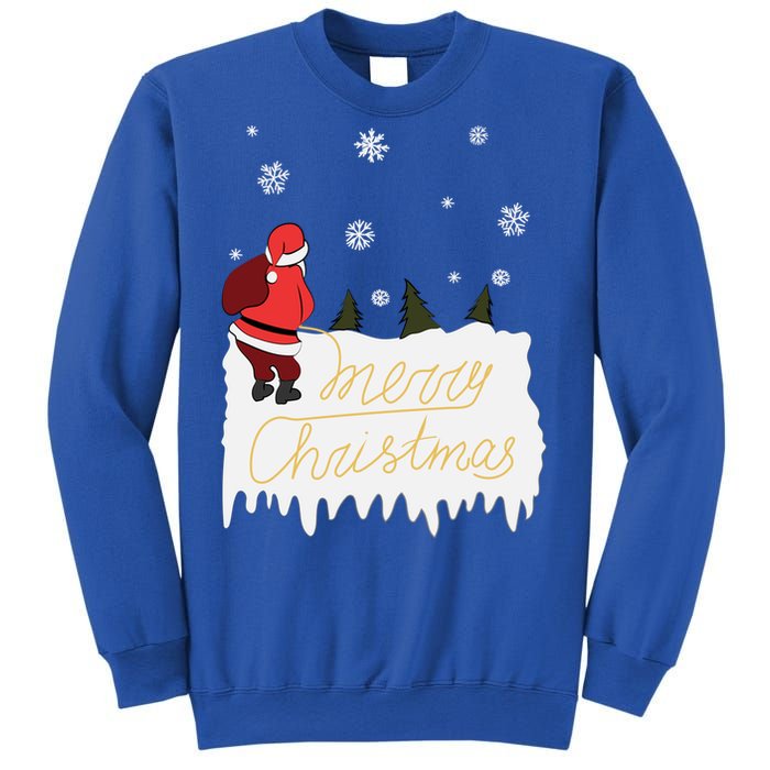 Peeing Santa Merry Christmas Ugly Christmas Xmas Great Gift Sweatshirt