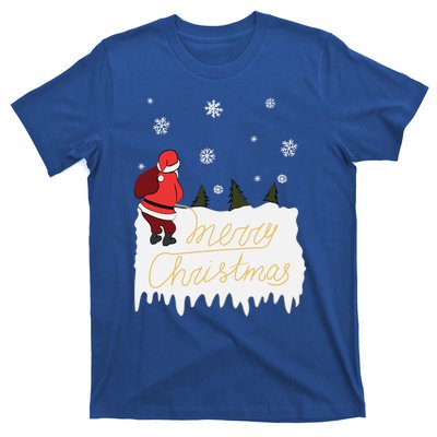 Peeing Santa Merry Christmas Ugly Christmas Xmas Great Gift T-Shirt