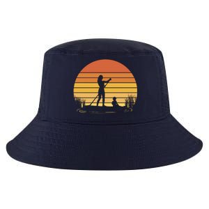 Paddle Surf Mother And Child Sunset Cool Comfort Performance Bucket Hat