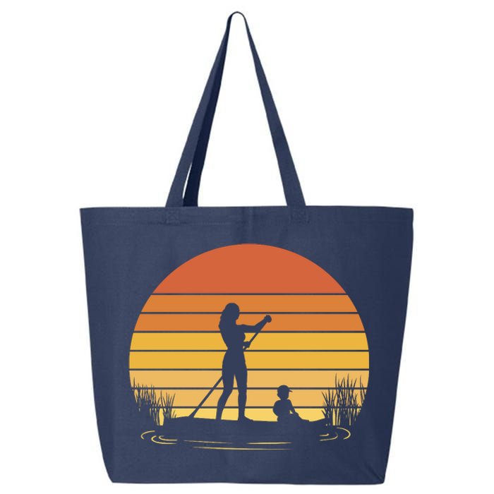 Paddle Surf Mother And Child Sunset 25L Jumbo Tote