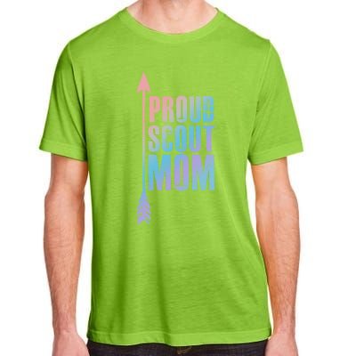 Proud Scout Mom Meaningful Gift Parent Mother Of Club Cool Gift Adult ChromaSoft Performance T-Shirt