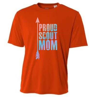 Proud Scout Mom Meaningful Gift Parent Mother Of Club Cool Gift Cooling Performance Crew T-Shirt