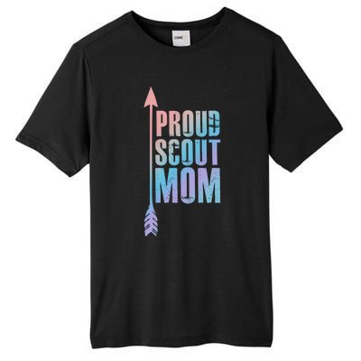 Proud Scout Mom Meaningful Gift Parent Mother Of Club Cool Gift Tall Fusion ChromaSoft Performance T-Shirt