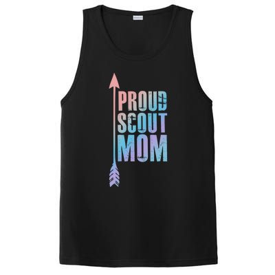 Proud Scout Mom Meaningful Gift Parent Mother Of Club Cool Gift PosiCharge Competitor Tank