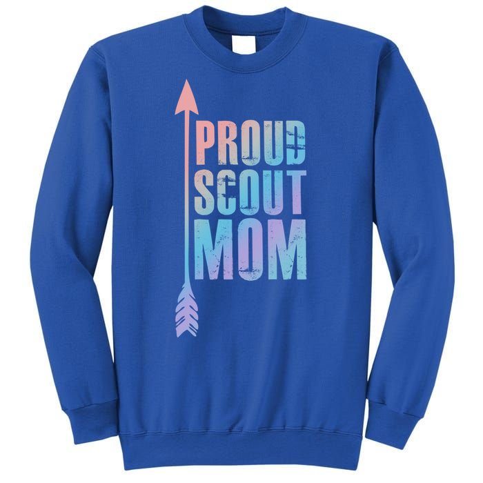 Proud Scout Mom Meaningful Gift Parent Mother Of Club Cool Gift Sweatshirt