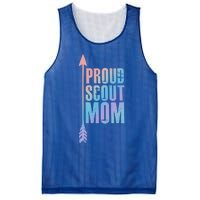 Proud Scout Mom Meaningful Gift Parent Mother Of Club Cool Gift Mesh Reversible Basketball Jersey Tank