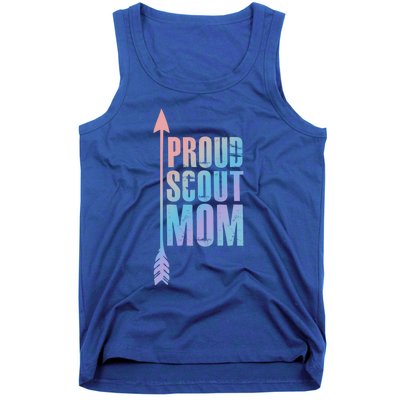 Proud Scout Mom Meaningful Gift Parent Mother Of Club Cool Gift Tank Top