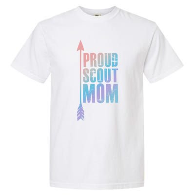 Proud Scout Mom Meaningful Gift Parent Mother Of Club Cool Gift Garment-Dyed Heavyweight T-Shirt