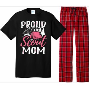 Proud Scout Mom Scouting Den Leader Cub Camping Troop Gift Cute Gift Pajama Set