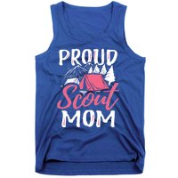 Proud Scout Mom Scouting Den Leader Cub Camping Troop Gift Cute Gift Tank Top