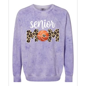 Proud Senior Mom Basketball Player Senior Mama Gift Colorblast Crewneck Sweatshirt