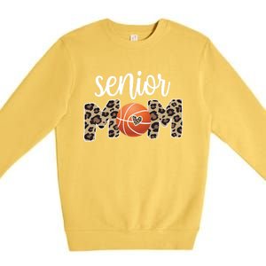 Proud Senior Mom Basketball Player Senior Mama Gift Premium Crewneck Sweatshirt