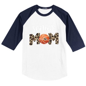 Proud Senior Mom Basketball Player Senior Mama Gift Baseball Sleeve Shirt