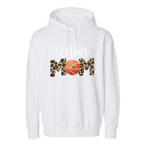 Proud Senior Mom Basketball Player Senior Mama Gift Garment-Dyed Fleece Hoodie