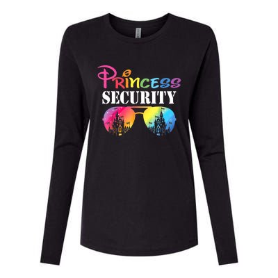 Princess Security Mom Dad Family Birthday Halloween Funny Womens Cotton Relaxed Long Sleeve T-Shirt