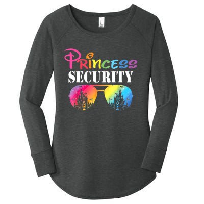 Princess Security Mom Dad Family Birthday Halloween Funny Women's Perfect Tri Tunic Long Sleeve Shirt