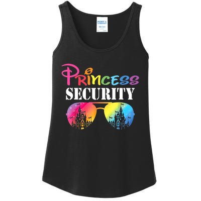 Princess Security Mom Dad Family Birthday Halloween Funny Ladies Essential Tank