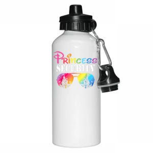 Princess Security Mom Dad Family Birthday Halloween Funny Aluminum Water Bottle