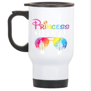 Princess Security Mom Dad Family Birthday Halloween Funny Stainless Steel Travel Mug