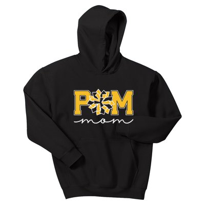 Pom Squad Mom For Dance Cheer Spirit Squad Kids Hoodie