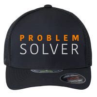 Problem SOLVER Mood Top Confident Positive Attitude Quote Flexfit Unipanel Trucker Cap