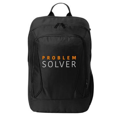 Problem SOLVER Mood Top Confident Positive Attitude Quote City Backpack