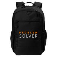 Problem SOLVER Mood Top Confident Positive Attitude Quote Daily Commute Backpack