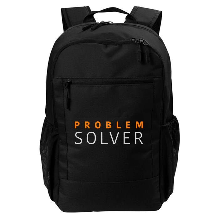 Problem SOLVER Mood Top Confident Positive Attitude Quote Daily Commute Backpack