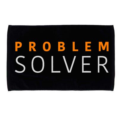 Problem SOLVER Mood Top Confident Positive Attitude Quote Microfiber Hand Towel