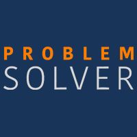 Problem SOLVER Mood Top Confident Positive Attitude Quote 7-Panel Snapback Hat