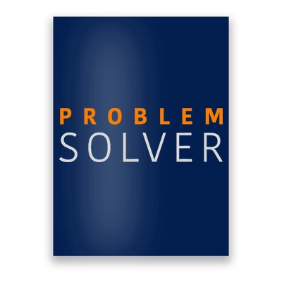 Problem SOLVER Mood Top Confident Positive Attitude Quote Poster