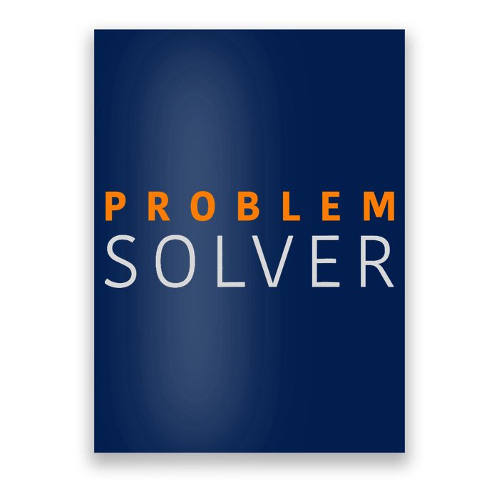 Problem SOLVER Mood Top Confident Positive Attitude Quote Poster