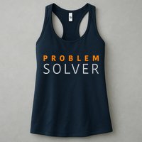 Problem SOLVER Mood Top Confident Positive Attitude Quote Womens Tank Top