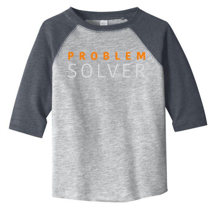 Problem SOLVER Mood Top Confident Positive Attitude Quote Toddler Fine Jersey T-Shirt