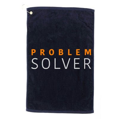 Problem SOLVER Mood Top Confident Positive Attitude Quote Golf Towel