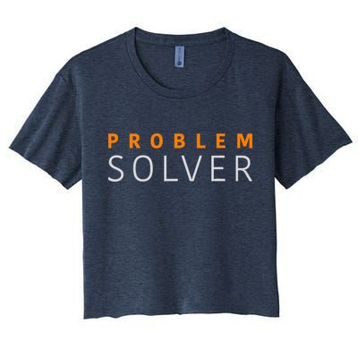 Problem SOLVER Mood Top Confident Positive Attitude Quote Crop Top