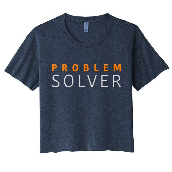 Problem SOLVER Mood Top Confident Positive Attitude Quote Crop Top