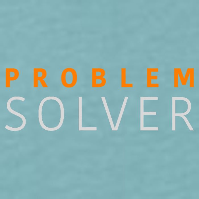 Problem SOLVER Mood Top Confident Positive Attitude Quote Sueded Cloud Jersey T-Shirt