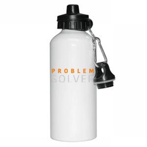 Problem SOLVER Mood Top Confident Positive Attitude Quote Aluminum Water Bottle 