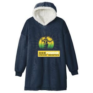 Powder Spring Mountain Skiing Ski Gift Cute Gift Hooded Wearable Blanket