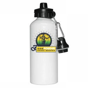 Powder Spring Mountain Skiing Ski Gift Cute Gift Aluminum Water Bottle