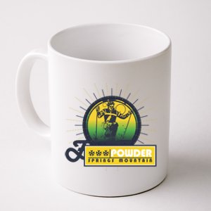 Powder Spring Mountain Skiing Ski Gift Cute Gift Coffee Mug