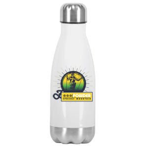 Powder Spring Mountain Skiing Ski Gift Cute Gift Stainless Steel Insulated Water Bottle