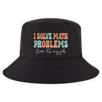 Problem Solver Math Mathematics Back To School Math Teacher Cool Comfort Performance Bucket Hat
